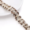 Polyester Lace Jewelry And Garment Accessories Handmade With Glass And Glaze Materials Braided Line Rope