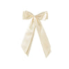 Polyester Ribbon Bow Hairpin Handmade Duckbill Clip Headwear For Women