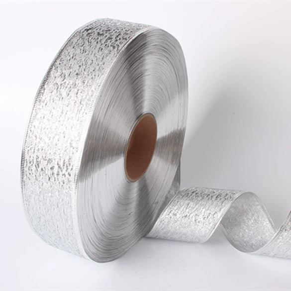 Polyester Ribbon Mechanical Craft Glitter Fan Christmas Decoration Gift Packaging Supplies