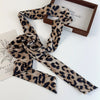 Polyester Tie Dye Leopard Neck Belt And Hair Belt For Women