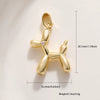 Poodle Puppy Pendant Jewelry Accessories Copper Electroplated Animal Style
