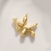 Poodle Puppy Pendant Jewelry Accessories Copper Electroplated Animal Style