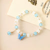 Popcorn Crack Beads Glass Glaze Handmade Geometry Insects Style Crystal Bracelet For Couple And Women