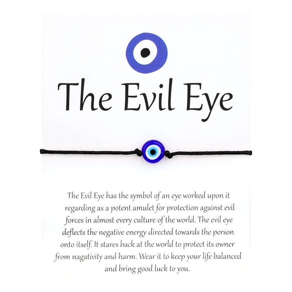 Popular Braided Red And Black Rope Bracelet With Evil Eye Geometric Shape Liuli Material Hand Knitted For Women And Unisex