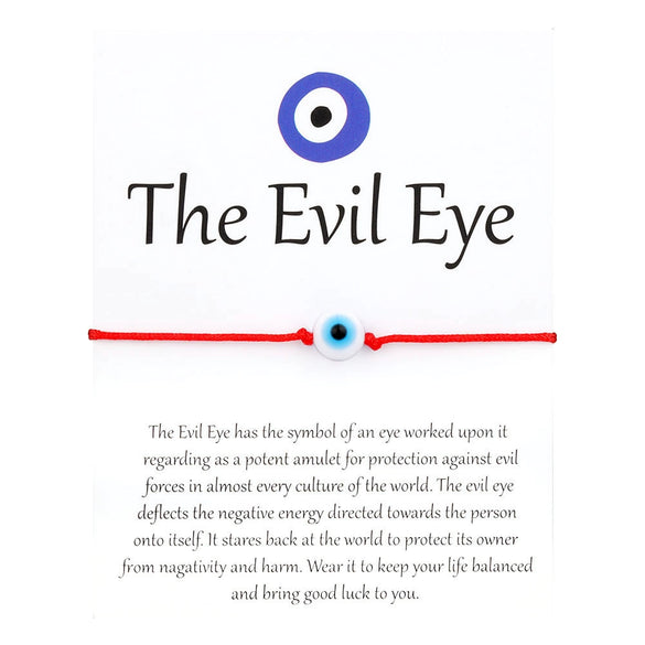 Popular Braided Red And Black Rope Bracelet With Evil Eye Geometric Shape Liuli Material Hand Knitted For Women And Unisex