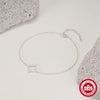 Popular Creative Women's S925 Sterling Silver Full Diamond Geometric Bracelet With Electroplating And Real Gold Plating