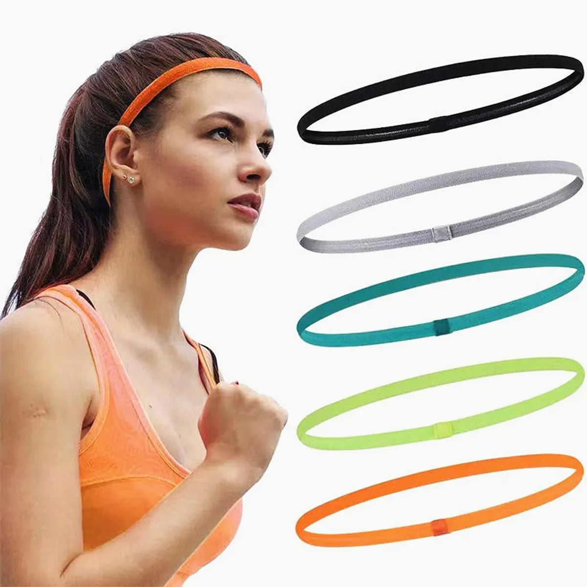 Popular Elastic Yoga Sports Hair Band Running Fitness Men And Women Same Elastic Headband Hair Band Hair Band