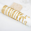 Popular Fashion Ladies Stainless Steel Hollow Love Bracelet With Pvdp Furnace Real Gold Treatment