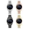 Popular Fashion Metal Women's Diamondencrusted Watch With Round Dial And Digital Display