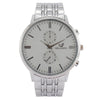 Popular Fashion Simple Men's Metal Quartz Watch With Mineral Strengthened Glass Mirror And Stainless Steel Clasp