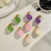 Popular Fashion Water Drop Earrings For Women Stainless Steel With Electroplating Light Luxury Minimalist Style