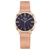Popular Fashion Women's Metal Mesh Belt Square Dial Quartz Watch With Diamond Encrustment And Stainless Steel Buckle