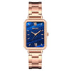 Popular Fashion Women's Square Metal Band Quartz Watch