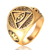 Popular Jewelry Stainless Steel Ring With Geometric Design And Polishing