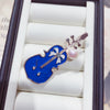 Popular Natural Freshwater Pearl Alloy Brooch Electroplating Fashion Violin Clothing Accessories For Women