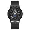 Popular New Fashion Men's Watch Stainless Steel Belt Round Dial Business Style