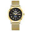Popular New Fashion Men's Watch Stainless Steel Belt Round Dial Business Style