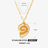 Popular Starfish Thread Hiphop Turtle Ocean Element Clavicle Necklace For Women Stainless Steel Electroplated