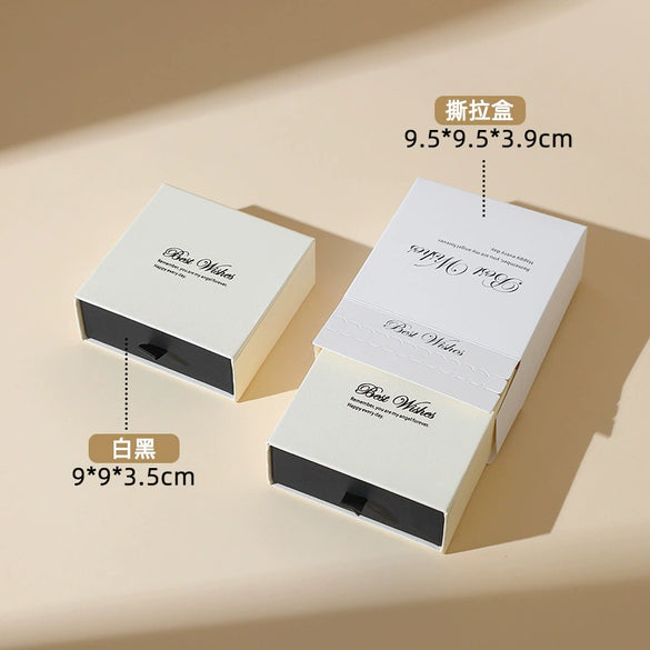 Popular Tearoff Jewelry Storage Packaging Box Made Of Paper And Cardboard