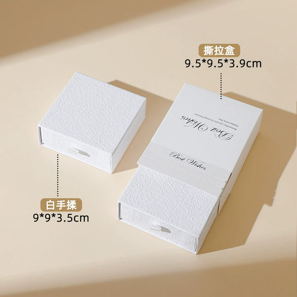 Popular Tearoff Jewelry Storage Packaging Box Made Of Paper And Cardboard