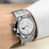 Popular Waterproof Multifunctional Men's Quartz Watch With Steel Band Alloy Strap Metal Case And Round Dial