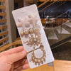 Popular Women's Pearl Handmade Side Clip Hairpin With Geometric Style
