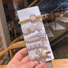 Popular Women's Pearl Handmade Side Clip Hairpin With Geometric Style