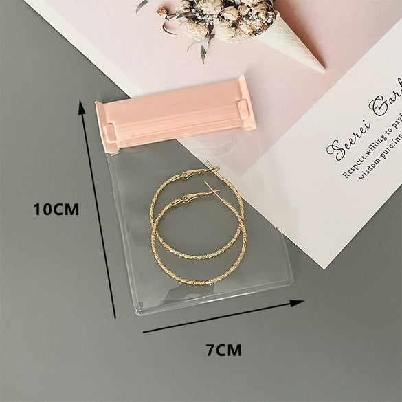 Portable Eva Jewelry Bag Storage Pack For Earrings And Bracelet With Zipper Buckle Dustproof Thickened Finished To Avoid Yellowing And Hardening