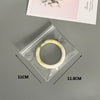 Portable Eva Jewelry Bag Storage Pack For Earrings And Bracelet With Zipper Buckle Dustproof Thickened Finished To Avoid Yellowing And Hardening