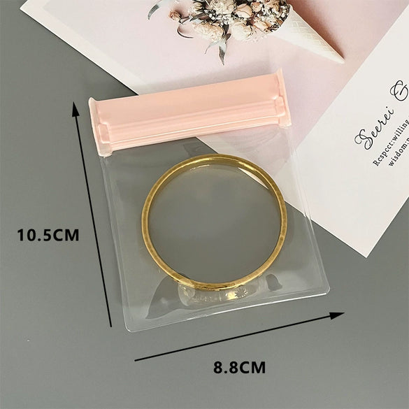 Portable Eva Jewelry Bag Storage Pack For Earrings And Bracelet With Zipper Buckle Dustproof Thickened Finished To Avoid Yellowing And Hardening