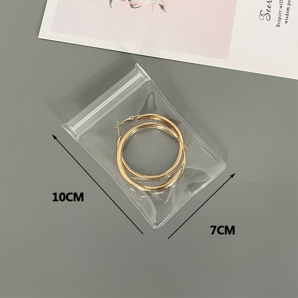 Portable Eva Jewelry Bag Storage Pack For Earrings And Bracelet With Zipper Buckle Dustproof Thickened Finished To Avoid Yellowing And Hardening