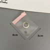 Portable Eva Jewelry Bag With Pink Zipper Buckle Dustproof Thickened Texture For Earrings And Bracelet Storage