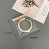 Portable Eva Jewelry Bag With Pink Zipper Buckle Dustproof Thickened Texture For Earrings And Bracelet Storage