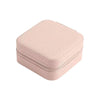Portable Leather Jewelry Box For Earrings Necklace Ring Small Exquisite Mini