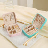Portable Small Travel Jewelry Box With Large Capacity For Necklace Storage