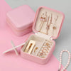 Portable Small Travel Jewelry Box With Large Capacity For Necklace Storage