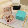 Portable Small Travel Jewelry Box With Large Capacity For Necklace Storage