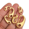 Precision Polished Stainless Steel Shrimp Lobster Buckle Diy Jewelry Leather Rope Necklace Bracelet Geometric Style Electroplated