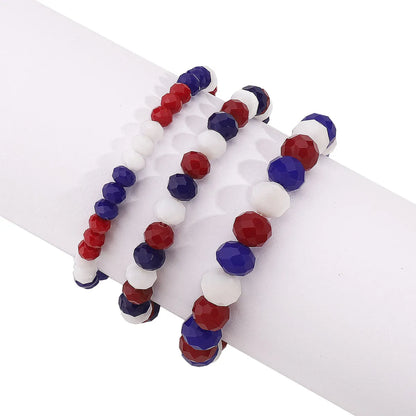 Preppy Style Ethnic Style Round Crystal Beads Wholesale Bracelets