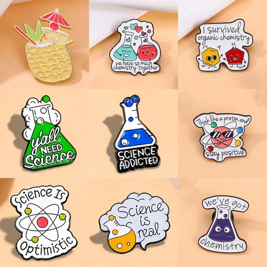 Preppy Style Simple Style Cartoon Alloy Stamping Stoving Varnish Plating Unisex Brooches