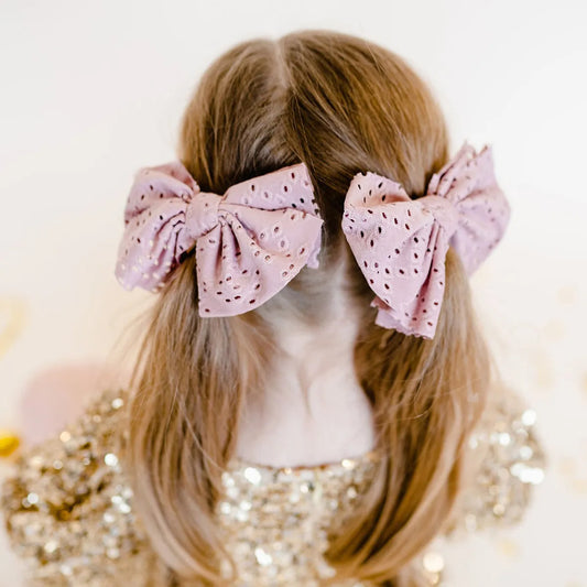 Princess Bow Knot Cloth Patchwork Hair Tie