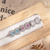 Princess Bow Titanium Steel Inlaid Zircon Earrings For Girls