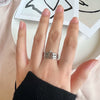Princess Crown S925 Sterling Silver Vshaped Simulation Diamond Female Ring With Electroplating Treatment