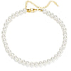 Princess Geometric Artificial Pearl Plating Women'S Necklace 1 Piece