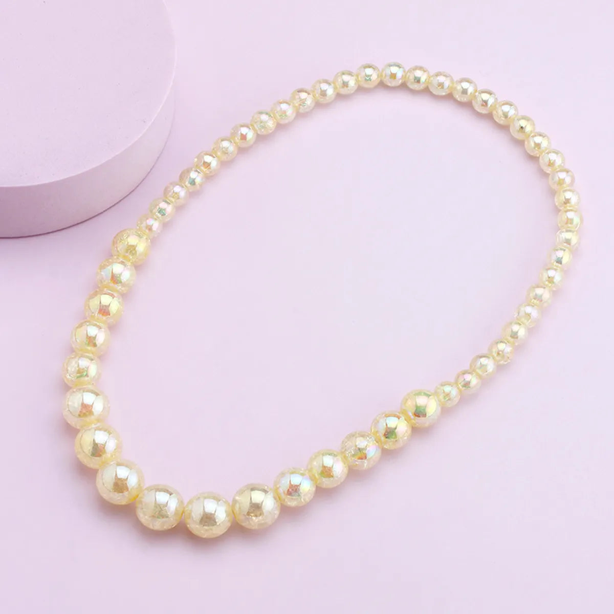 Princess Romantic Solid Color Plastic Wholesale Necklace