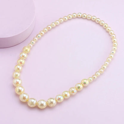 Princess Romantic Solid Color Plastic Wholesale Necklace