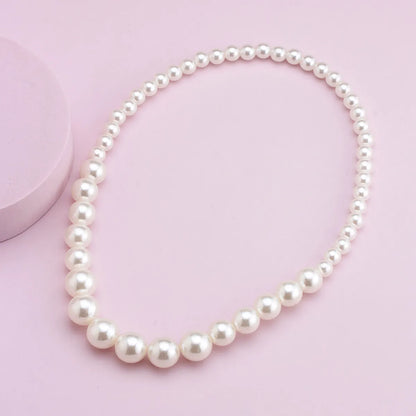 Princess Romantic Solid Color Plastic Wholesale Necklace