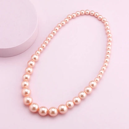 Princess Romantic Solid Color Plastic Wholesale Necklace