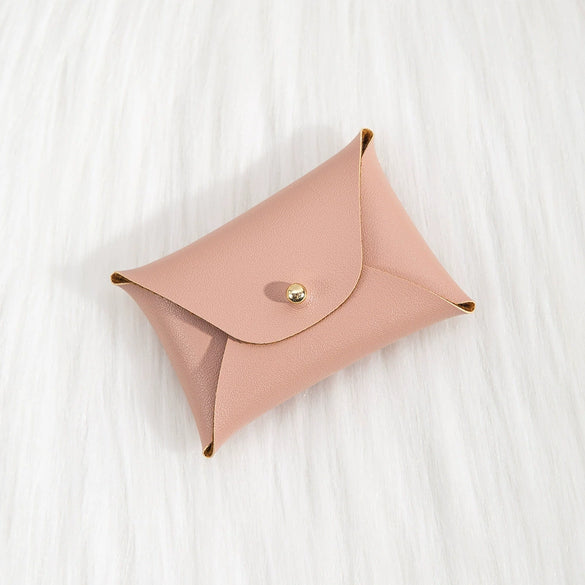 Pu Imitation Leather Jewelry Storage Bag For Ring And Necklace Packaging