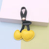 Pu Leather Cherry Keychain Pendant Pastoral Style For Men And Women